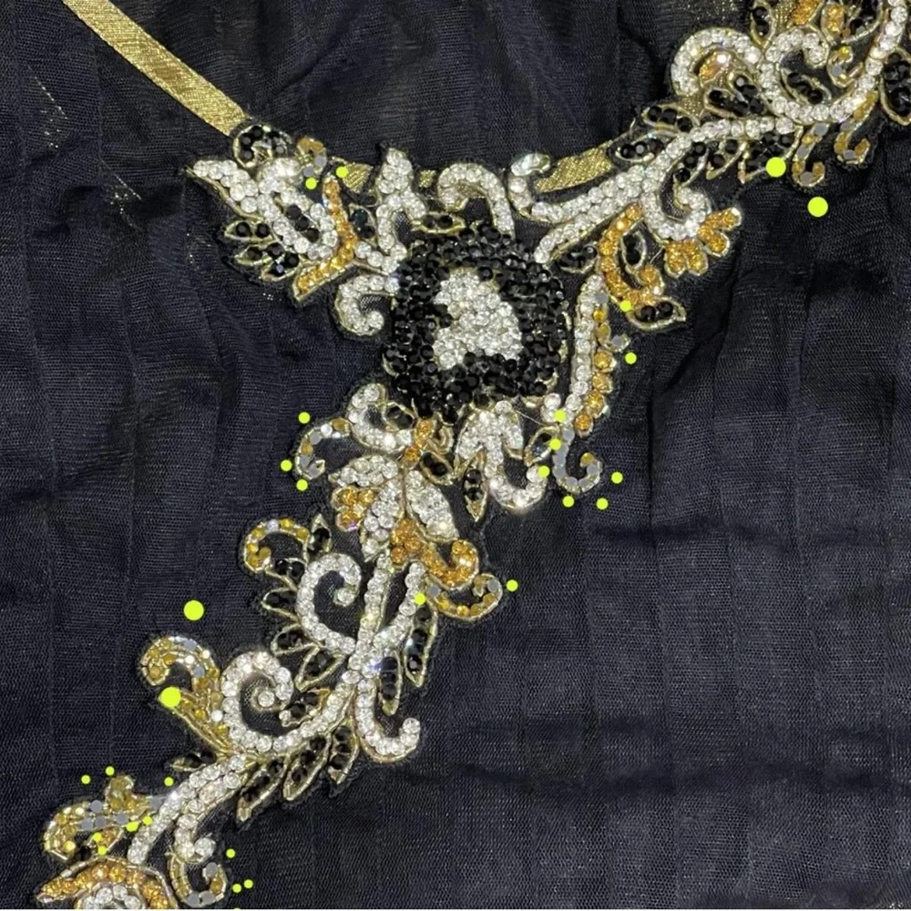 Heavy work Elegant Net Kurta set for Women - Picture 16 of 17